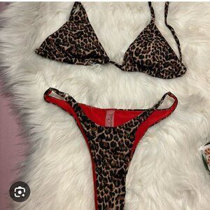 Nwot shein leopard print bikini